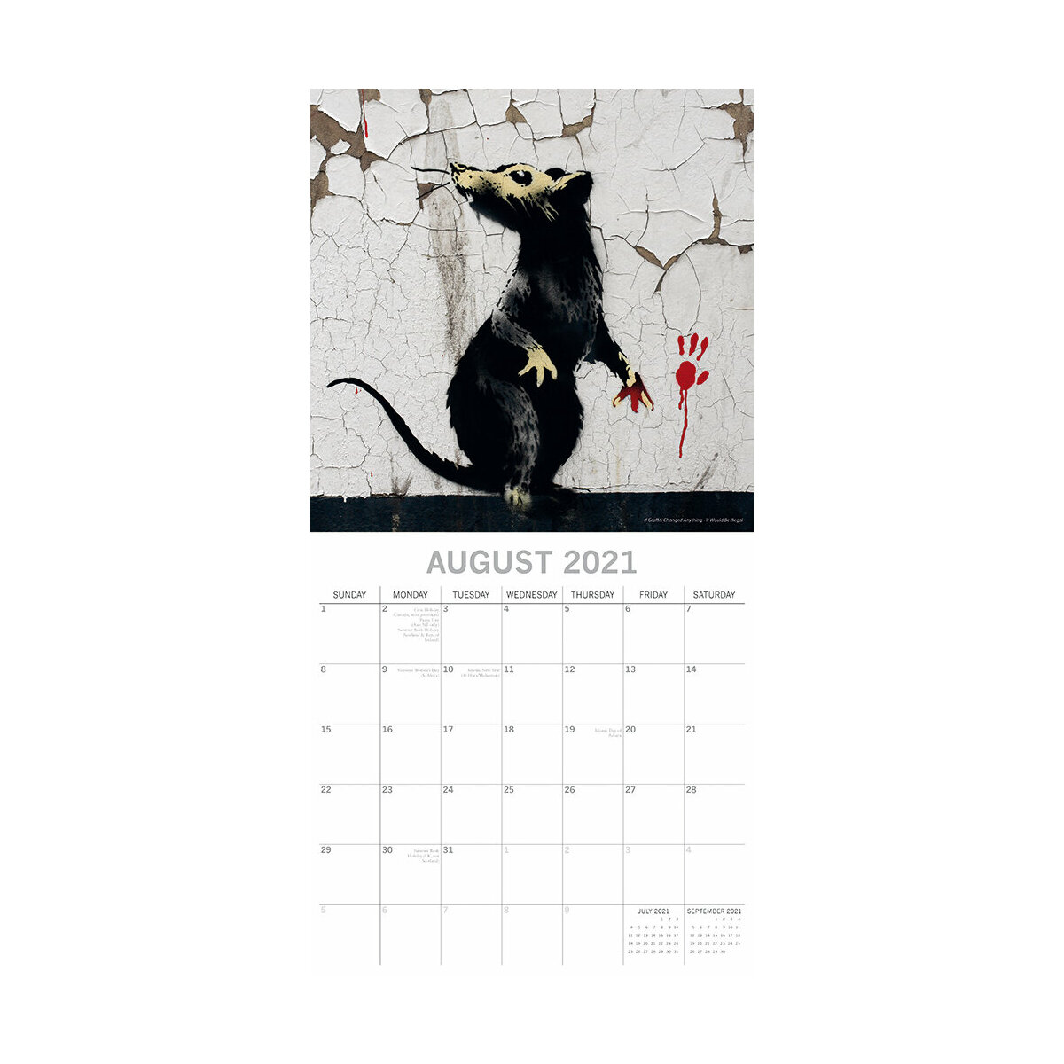 Calendrier 2021 Banksy