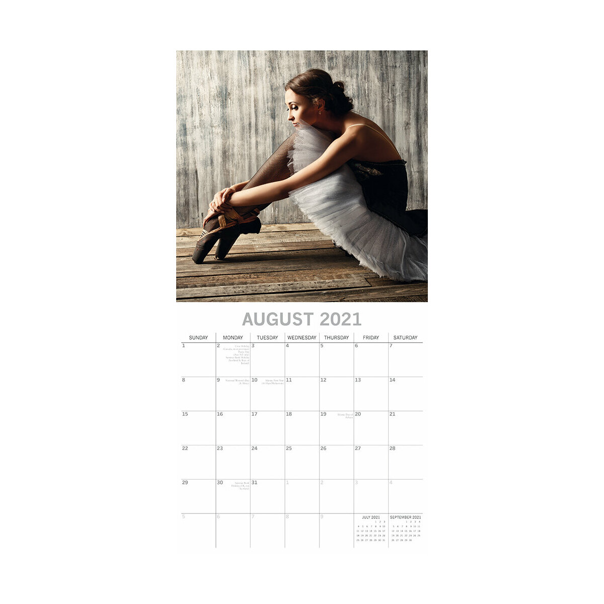 Calendrier 2021 Ballet De Danse