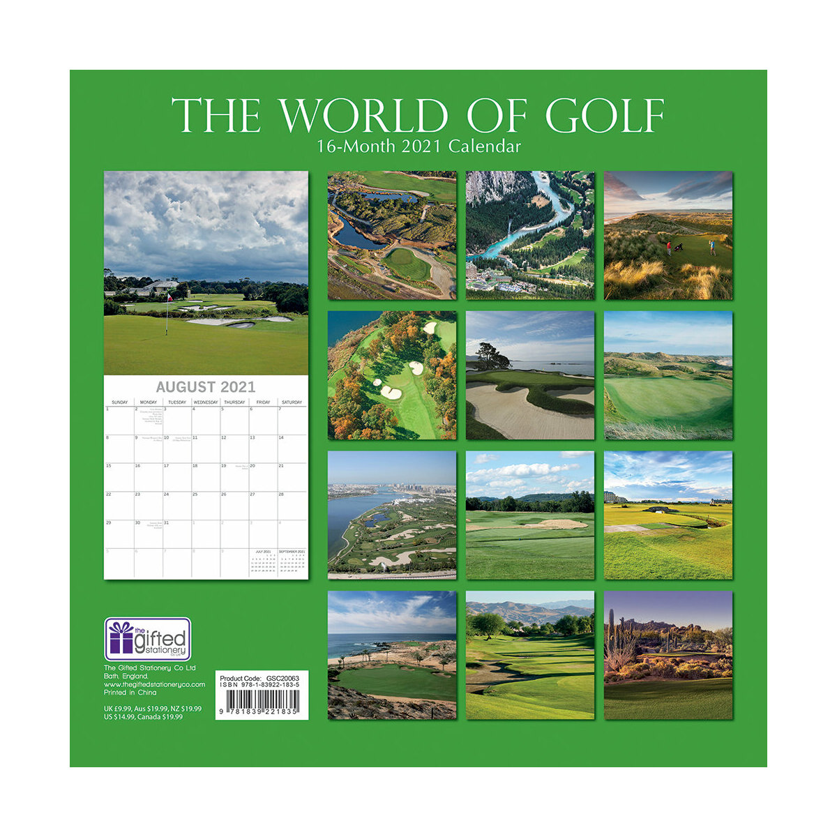 Calendrier 2021 Golf calendrier golf 2021