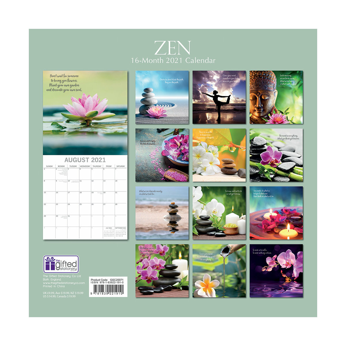 Calendrier 2021 Zen