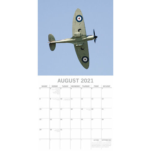 Calendrier 2021 Avion De Chasse