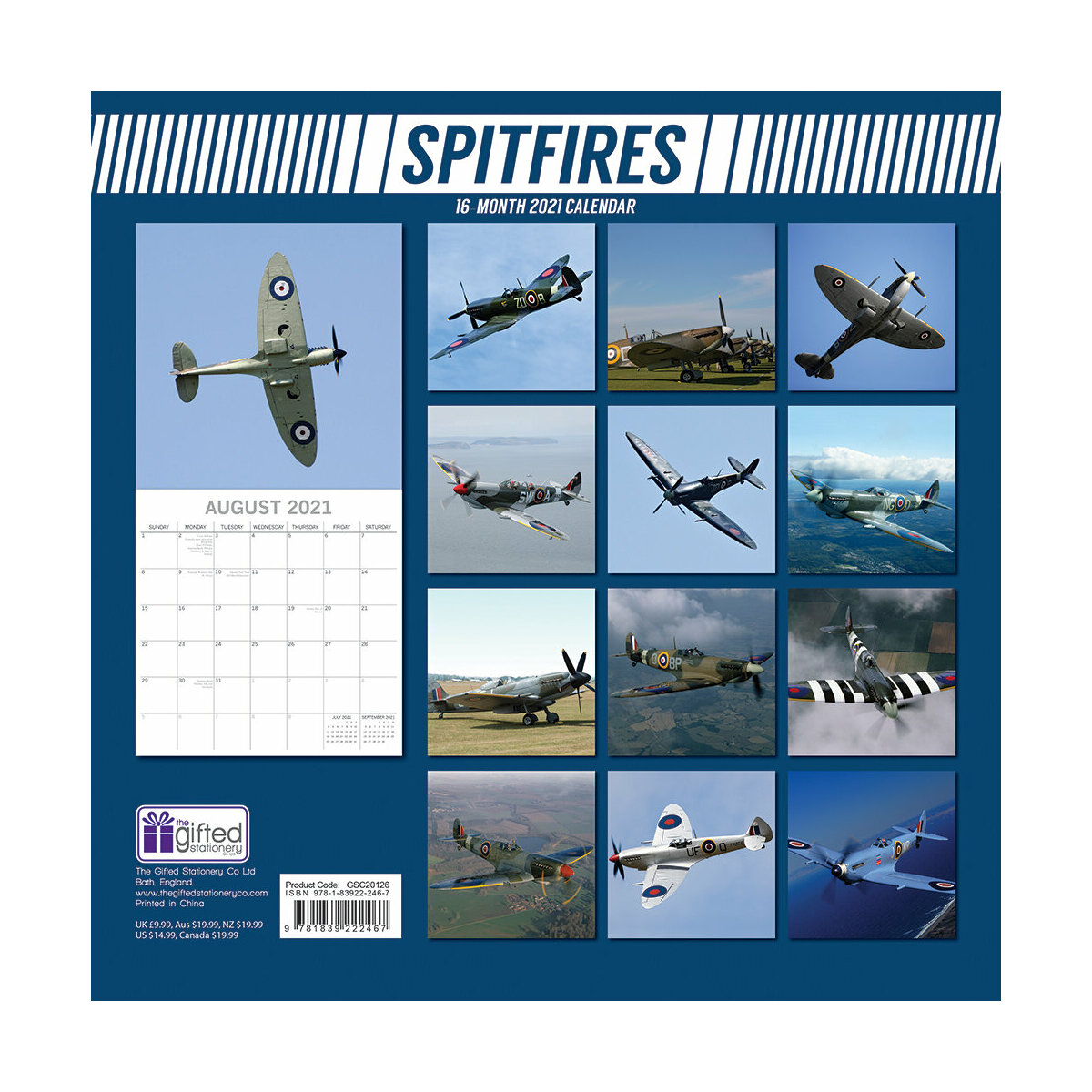 Calendrier 2021 Avion de chasse