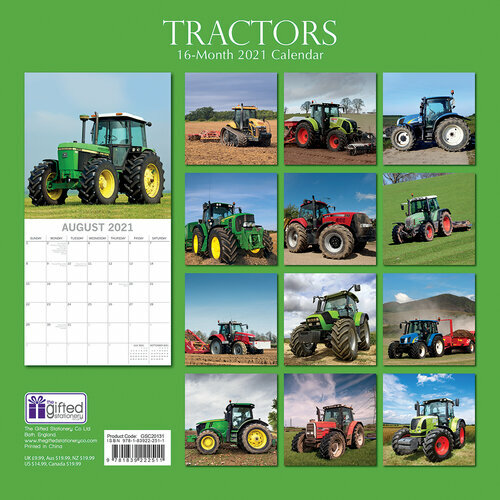 Calendrier 2021 Tracteur