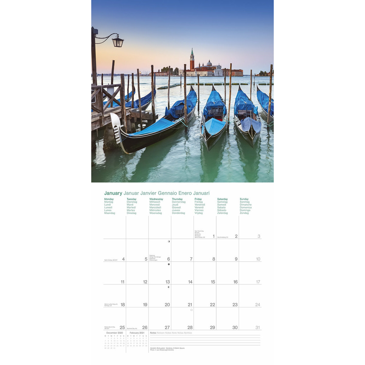 Calendrier Venise 2021 calendrier venise 2021