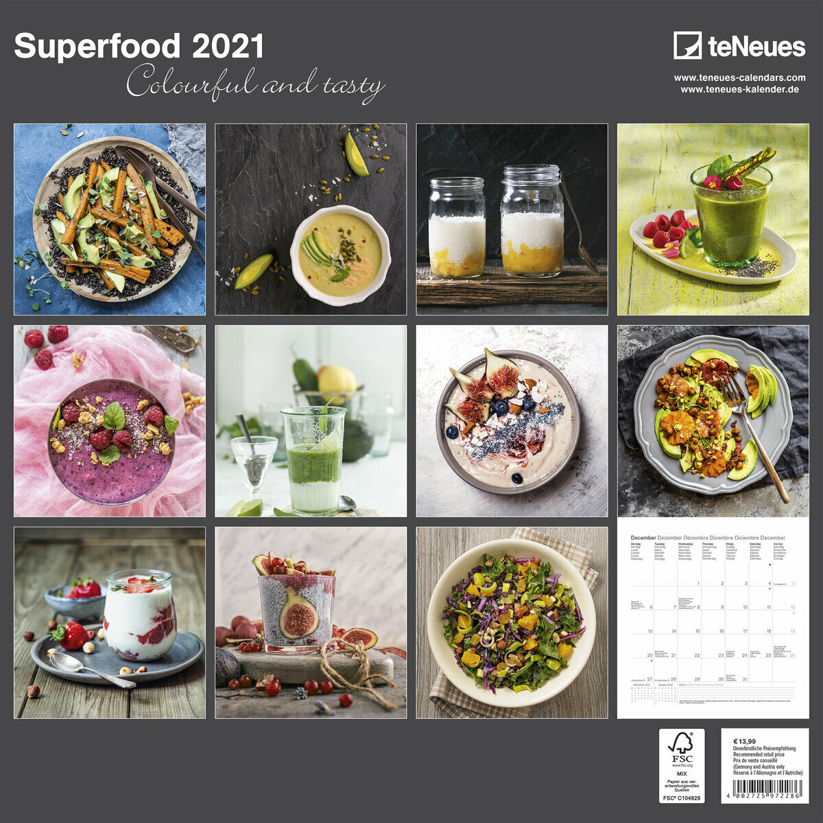 Calendrier 2021 Cuisine Saine Healthy calendrier cuisine 2021
