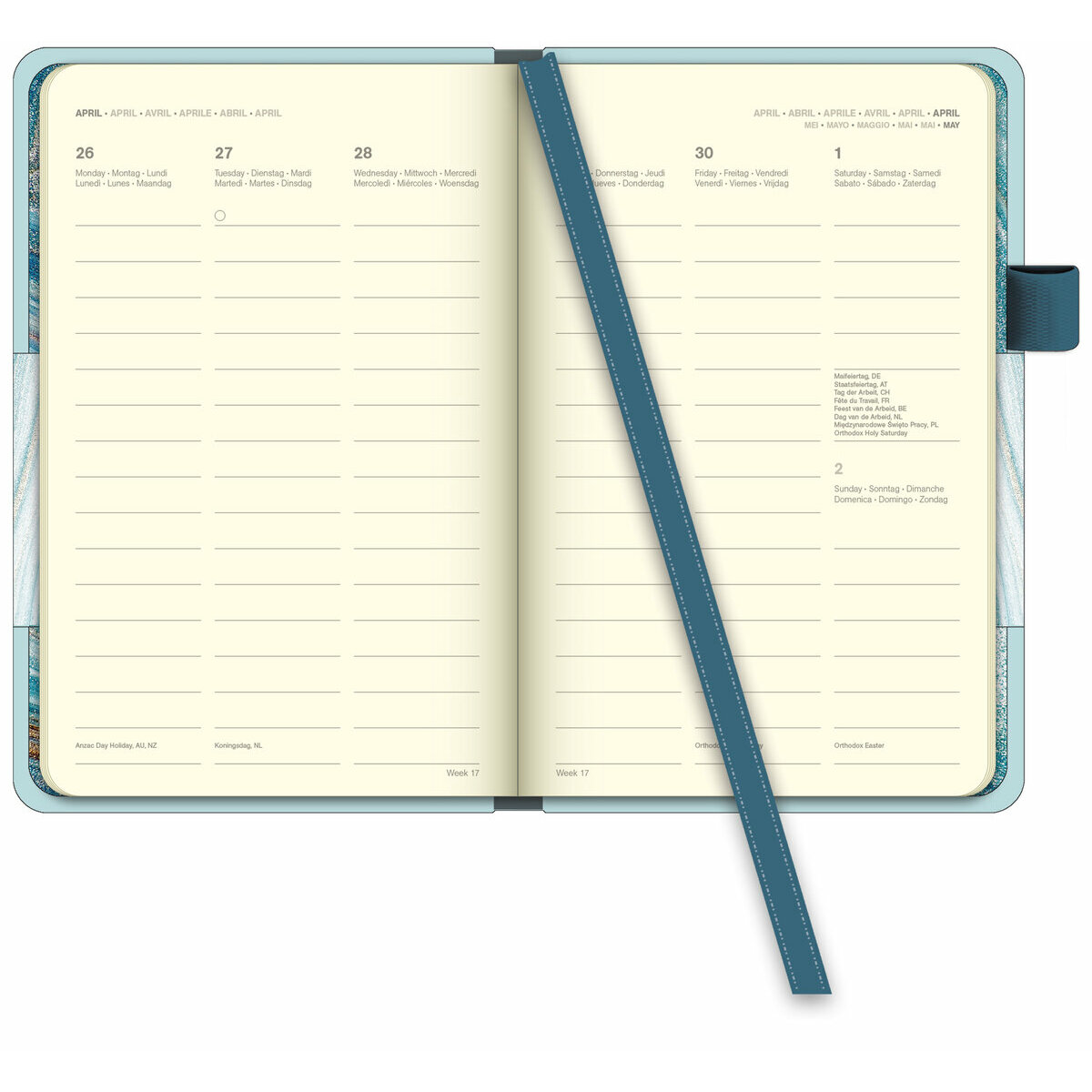Mini Agenda cool vert 2021