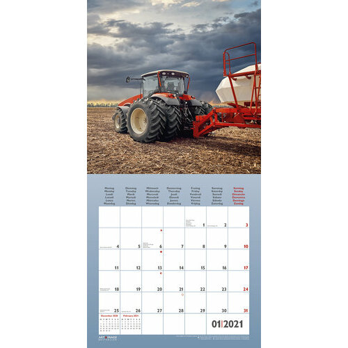 Calendrier 2021 Tracteur avec poster offert