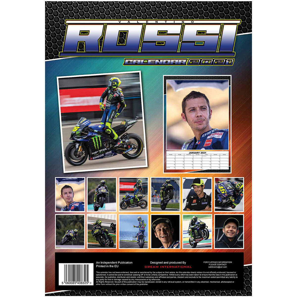 Calendrier Valentino Rossi 2021