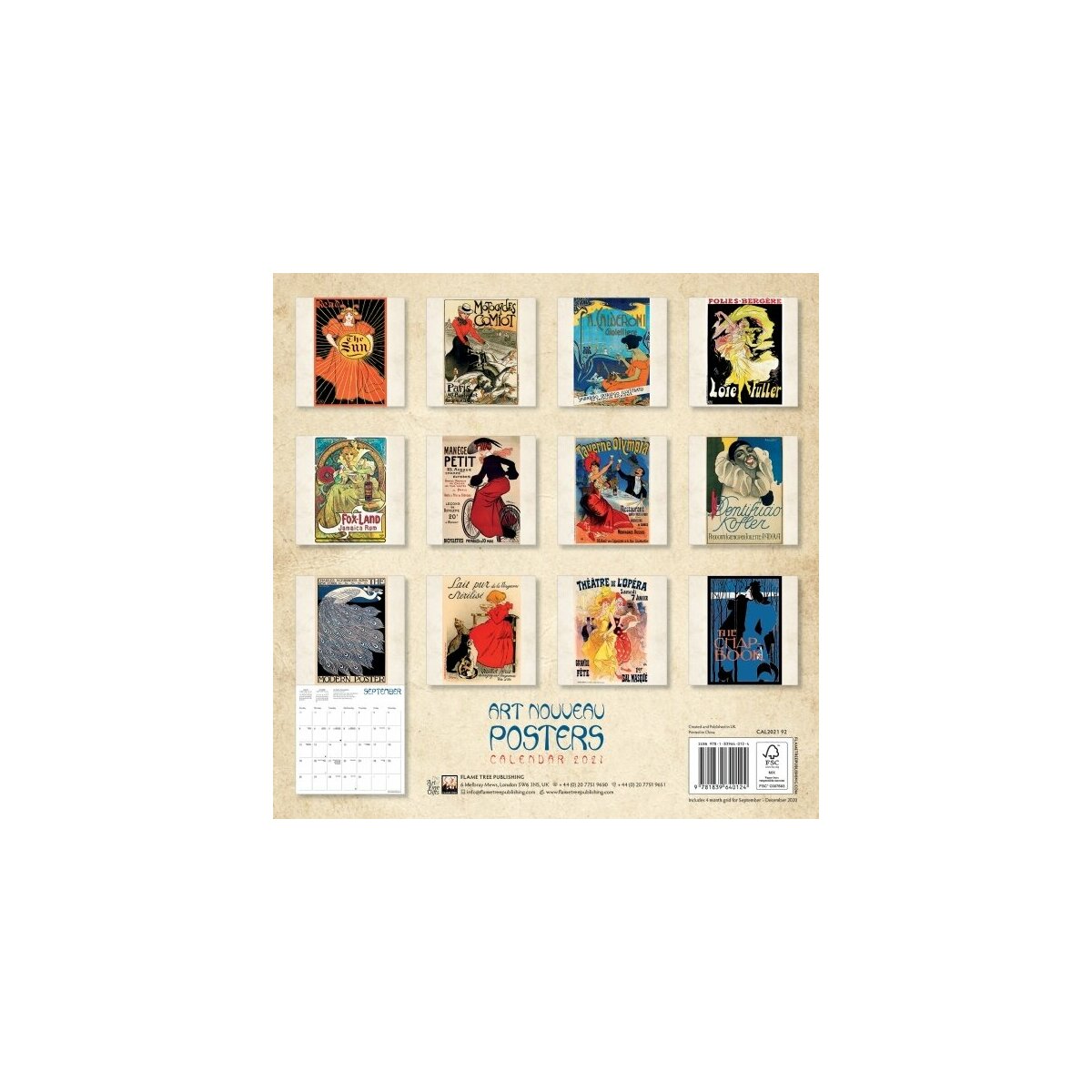 Calendrier 2021 Art Nouveau nouveau calendrier 2021