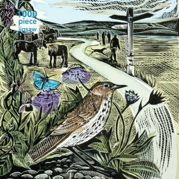 Puzzle 1000 pcs dessin oiseaux à la campagne The common - Angela Harding