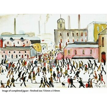 Puzzle 1000 pcs Aller au travail - LS Lowry