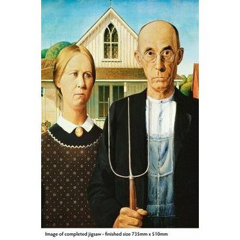 Puzzle pcs 1000 American Gothic - Grant Wood