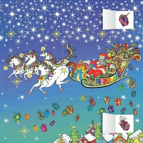 Calendrier De L Avent 2023 Licorne Calendrier De L'avent Artiste Père Noël - Licorne