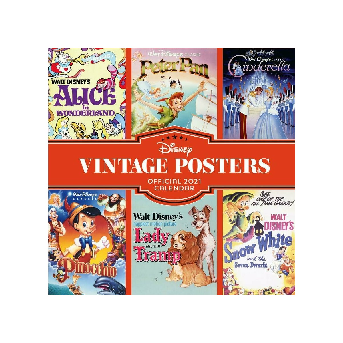 Calendrier 2021 Affiche Disney vintage Calendrier 2021 Affiche Disney vintage