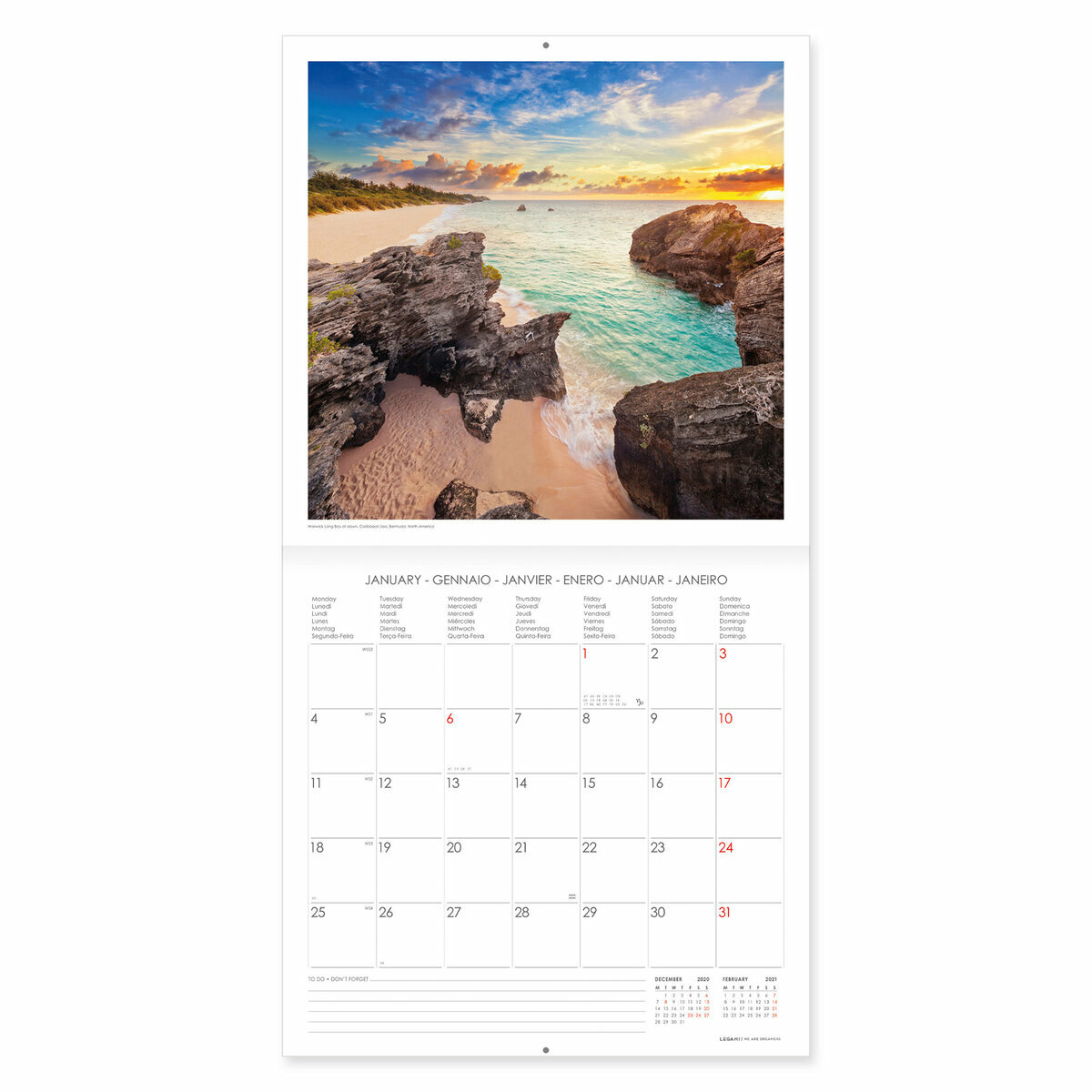 Calendrier 2021 Bord De Mer