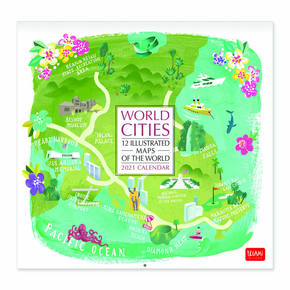 Calendrier 2021 Carte Retro Des Plus Grands Villes Du Monde