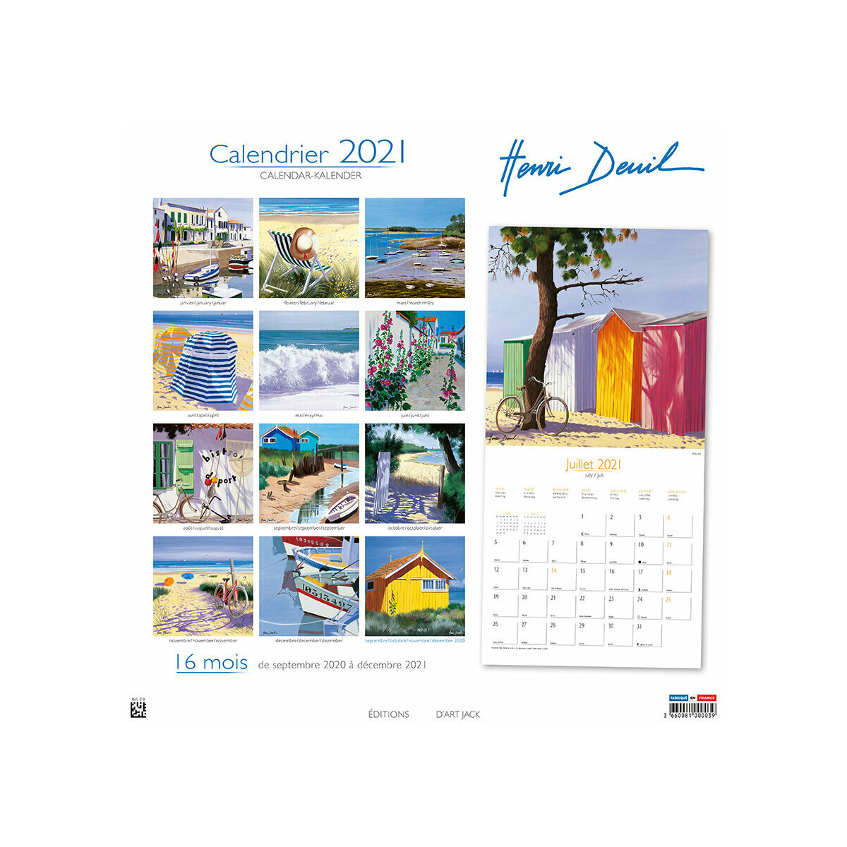 Calendrier Mer Henri Deuil 2021
