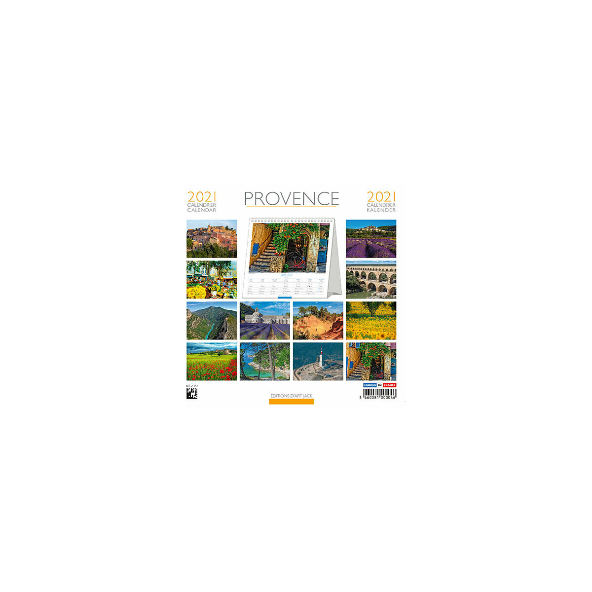 Calendrier Chevalet Provence 2021 ffc provence calendrier 2021