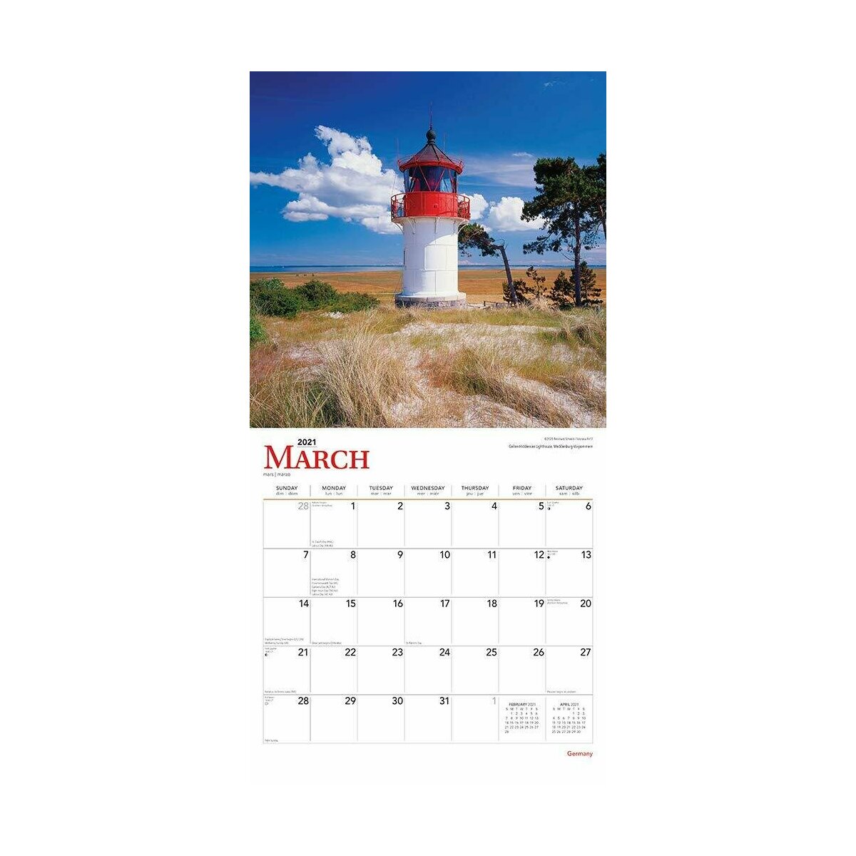 Calendrier Allemagne 2021 calendrier 2021 allemand