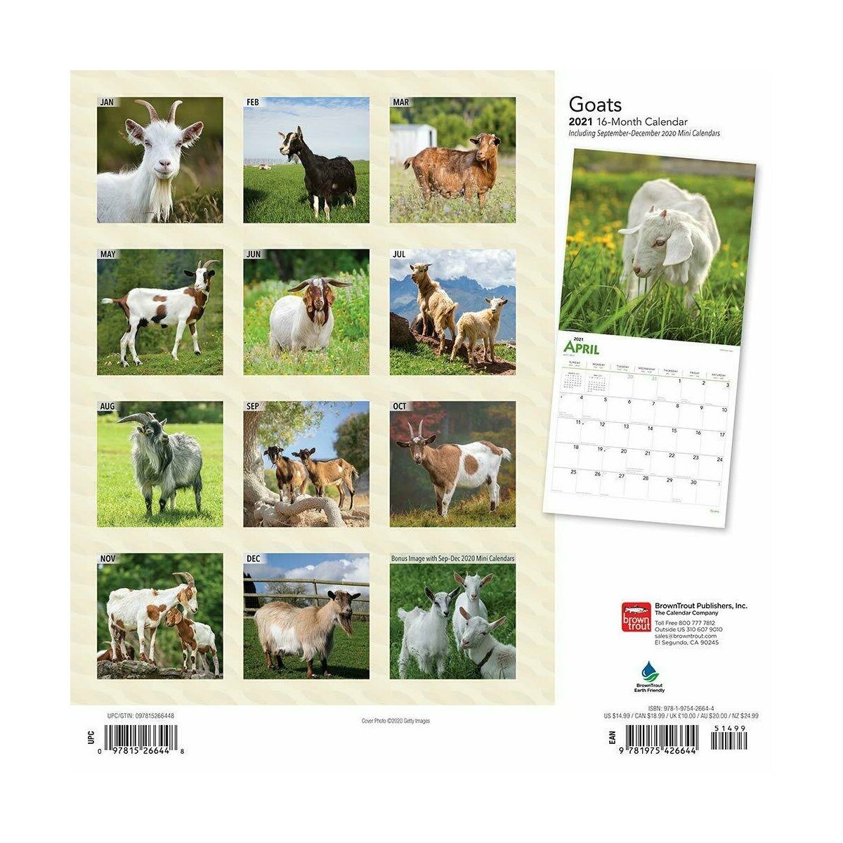 Calendrier 2021 Chevre