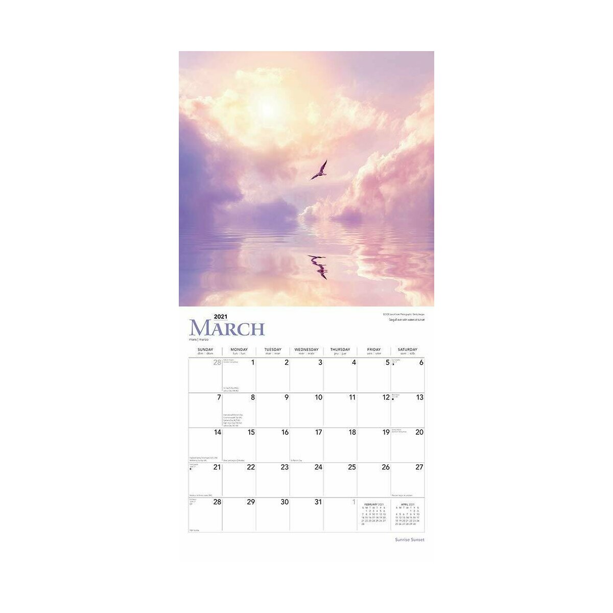 Calendrier Lever Et Coucher Du Soleil 2021