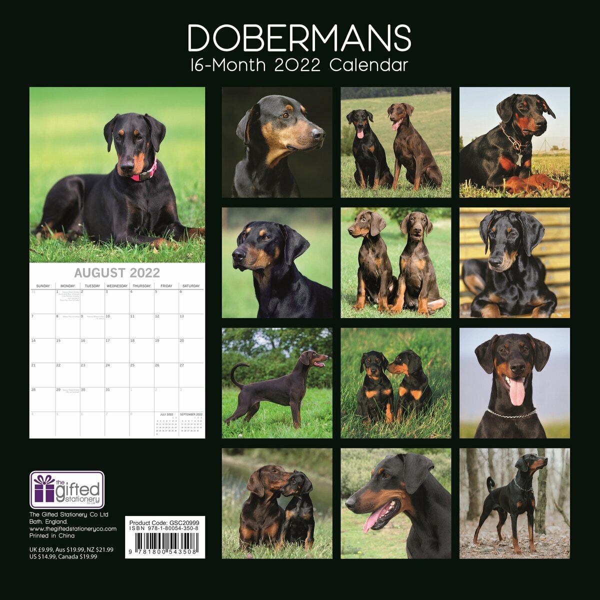 Calendrier Doberman 2022