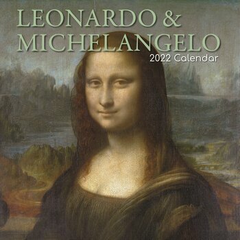 Calendrier 2022 Leonard de Vinci et Michel-Ange