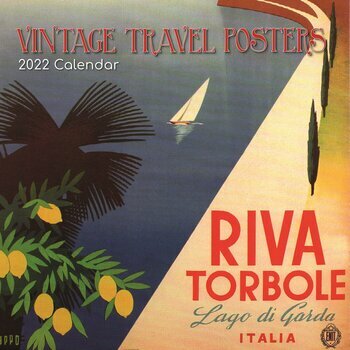 Calendrier 2022 Affiche voyage vintage