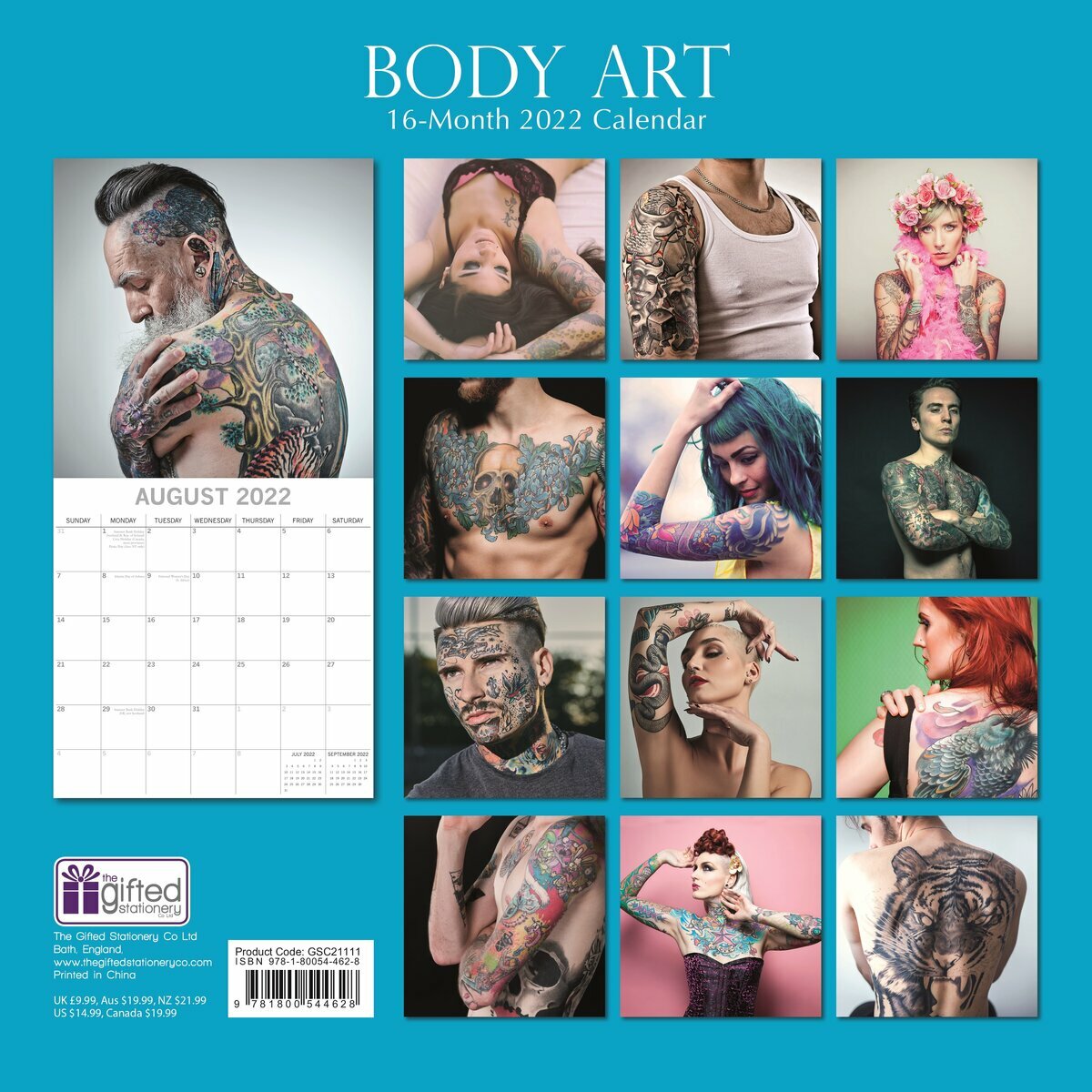 Calendrier 2022 Tatouage