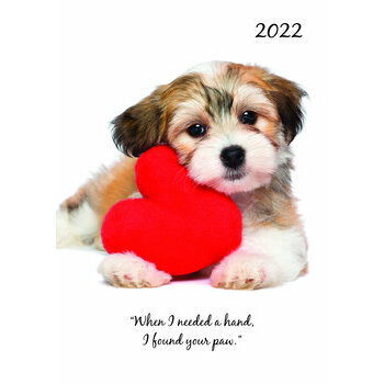 Agenda chien mignon 2022