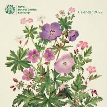 Calendrier 2022 Dessin Botanique retro