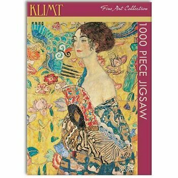 Puzzle 1000 pcs - Gustave Klimt- Dame avec un éventail Puzzle 1000 pcs - Gustave Klimt- Dame avec un éventail