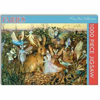 Puzzle 1000 pcs - Fées et lapin