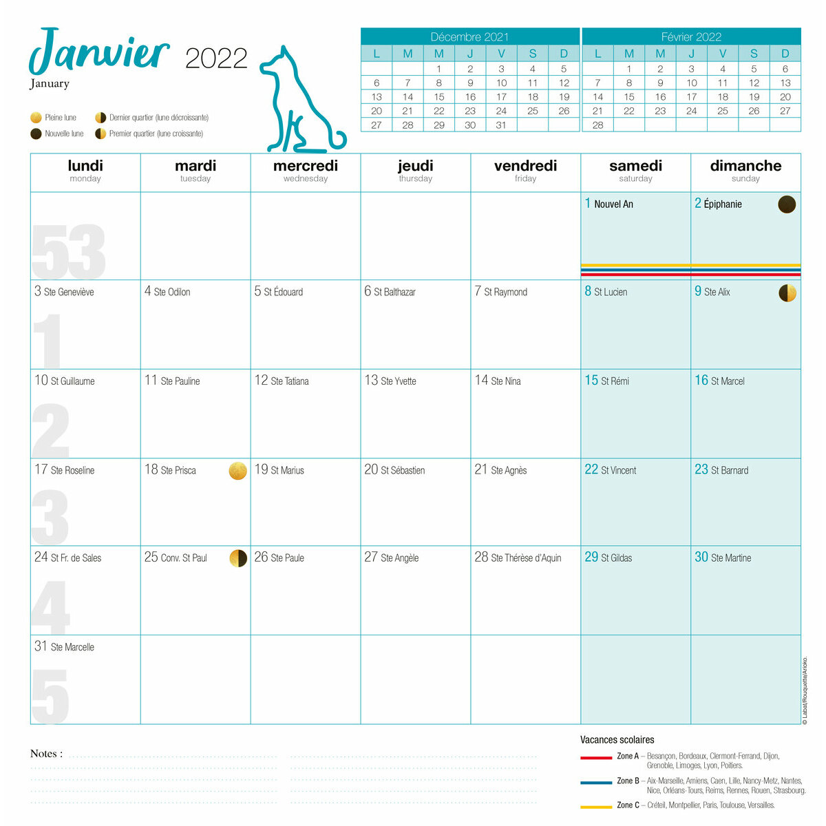 Calendrier Rigolo 2023 Calendrier 2022 Chien Rigolo