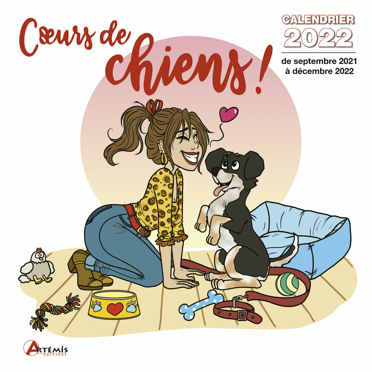 Calendrier 2022 BD humoristique Marie Crayon