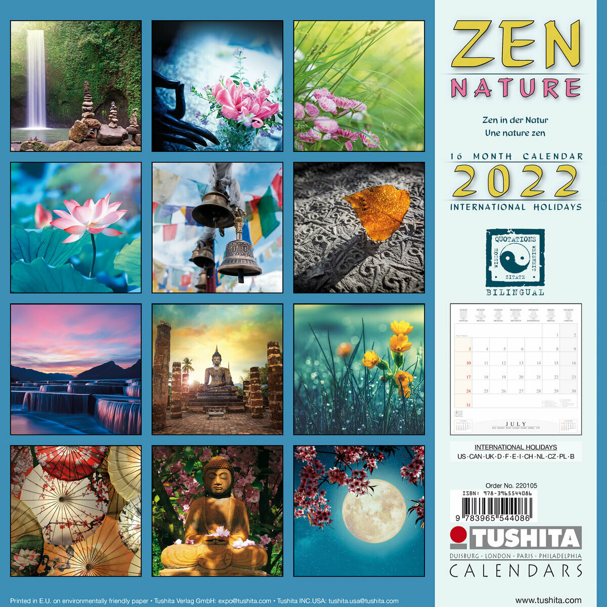 Calendrier 2022 Nature Zen