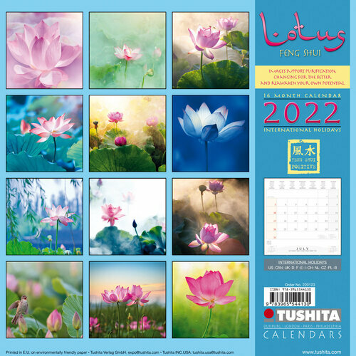 Calendrier 2022 Lotus Feng shui