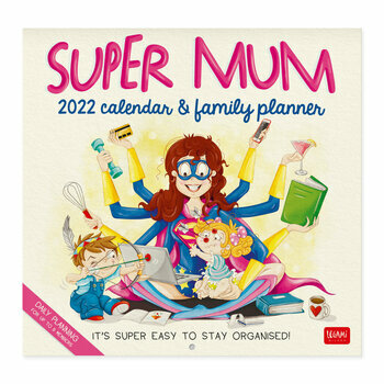 Calendrier familial 2022 Super Mum !