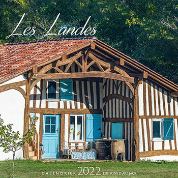 Calendrier chevalet 2022 Les Landes - maison