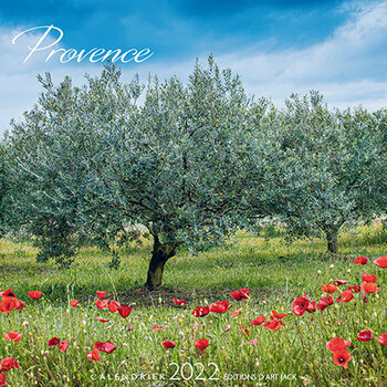Calendrier chevalet 2022 Provence olivier