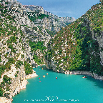 Calendrier chevalet 2022 Provence Gorges