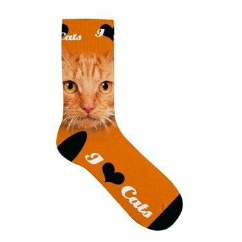 Chaussettes Chat roux yeux Chaussettes Chat roux yeux