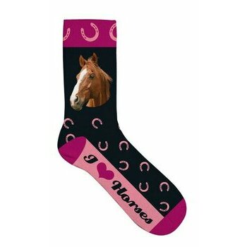 Chaussettes Cheval tête