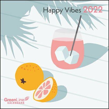 Mini calendrier 2022 Eco-responsable Happy vibes