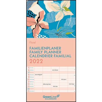 Calendrier familial 2022 Eco-responsable Floral