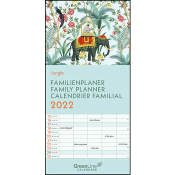 Calendrier familial 2022 Eco-responsable Jungle