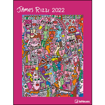 Maxi Calendrier Poster 2022 James Rizzi