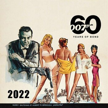 Calendrier 2022 James Bond- 60 ans