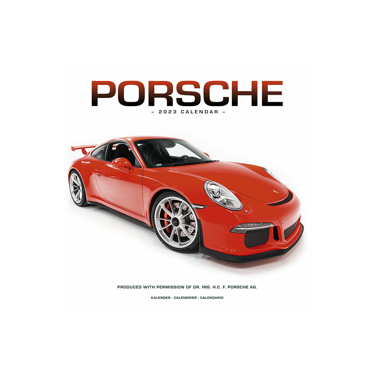 Calendrier 2023 Porsche