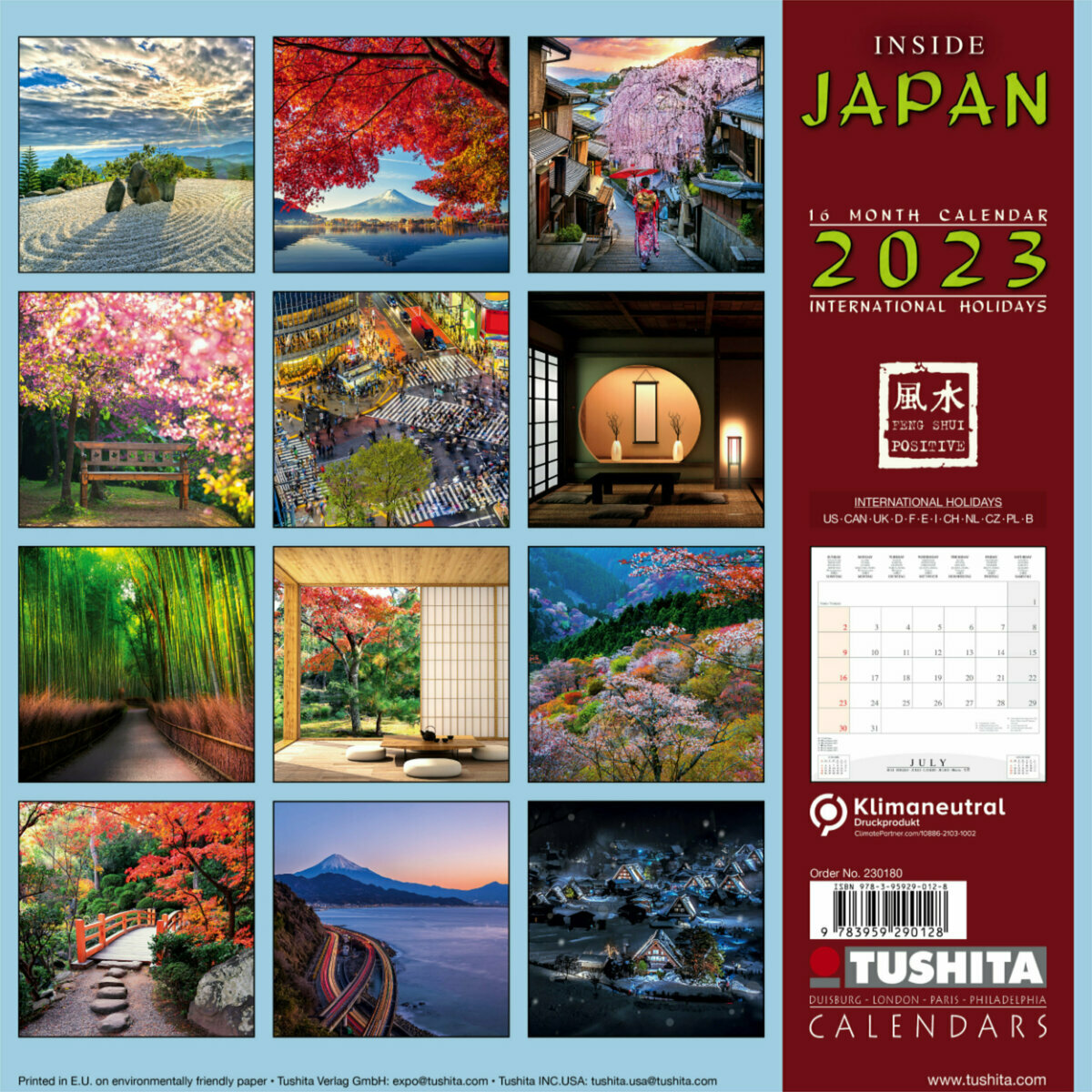 Calendrier 2023 Japon